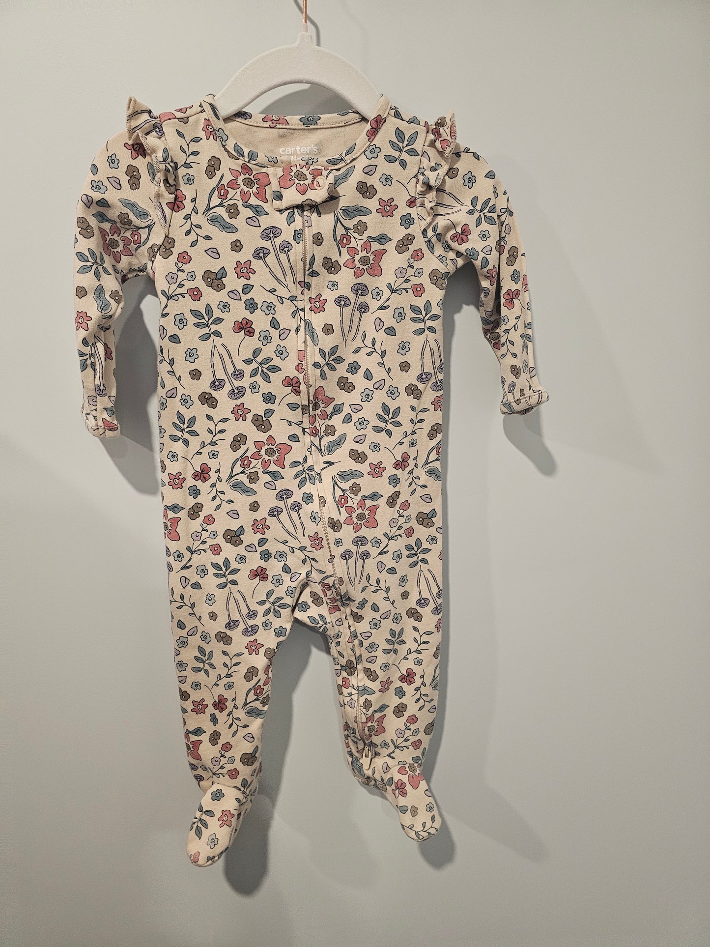 Floral Sleeper 6-9m Carter's