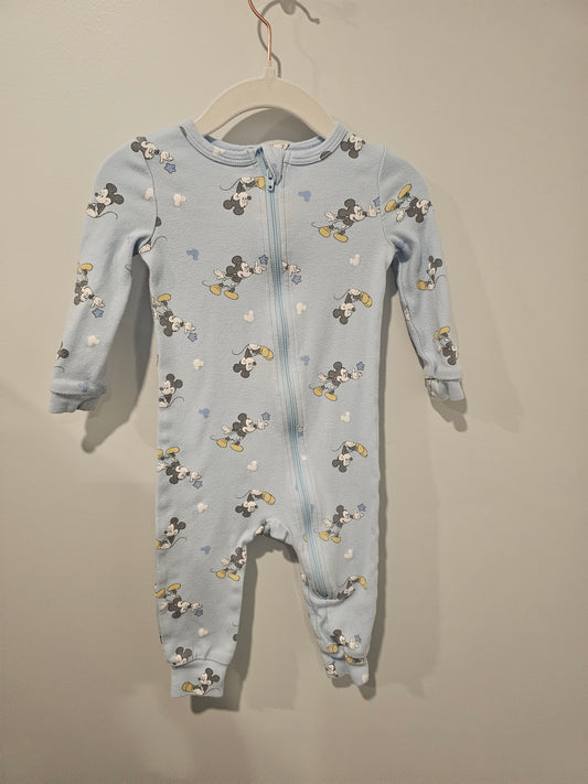 Disney Footless Sleeper 6-12m