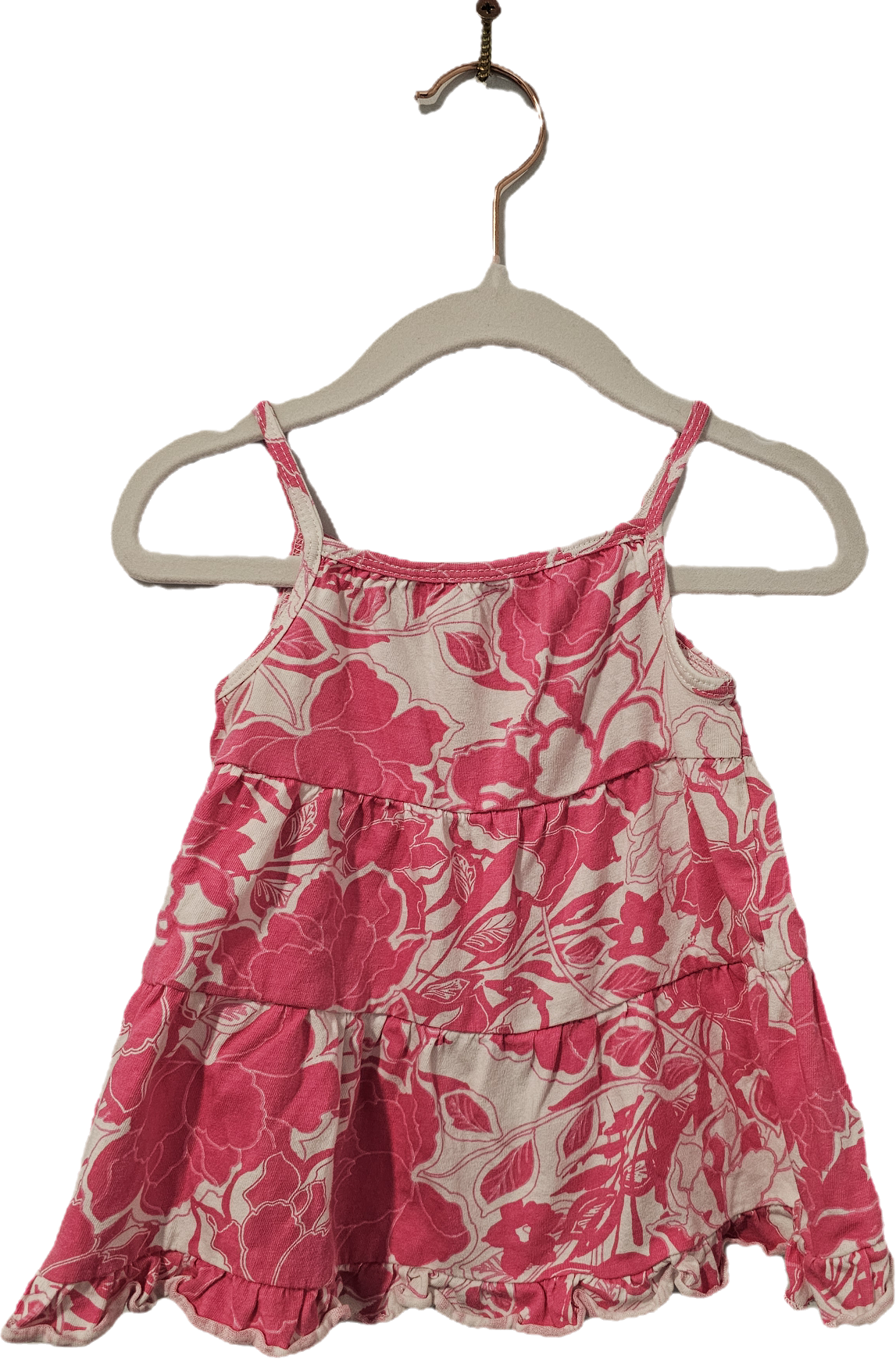 Joe Fresh Dress Pink and White 6-12m