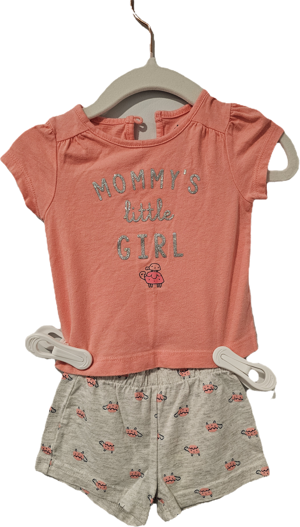 Two Piece Carter's Outfit Turtle Print 0-3m