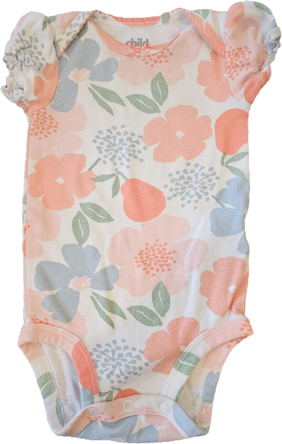 Carter's Onesie Orange Floral 3-6m