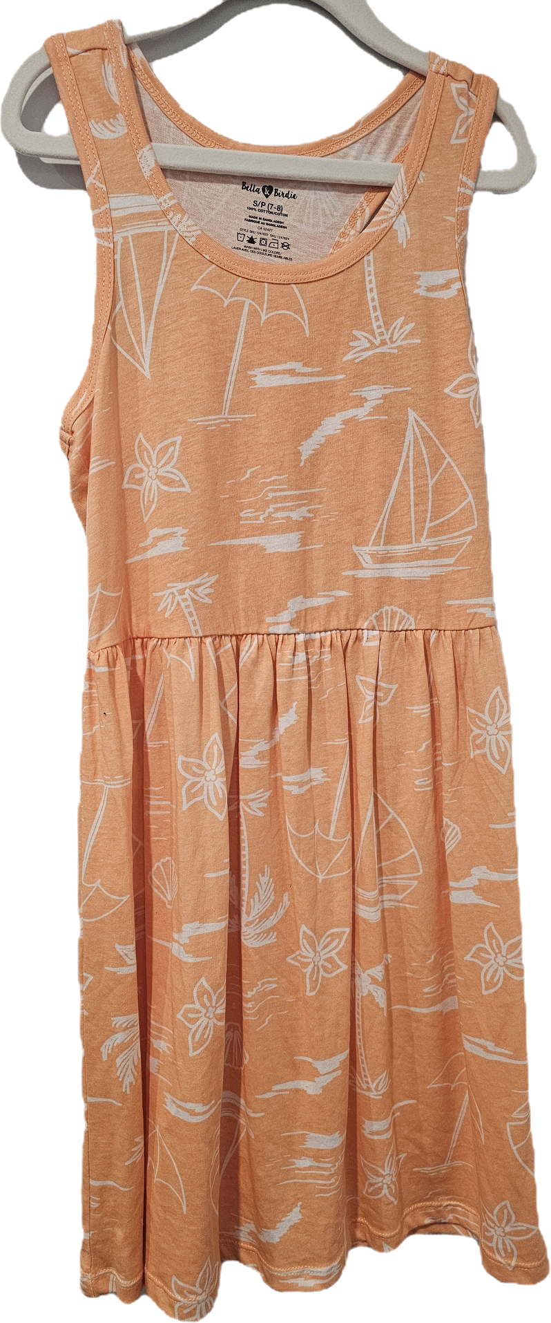 Bella and birdie peach Dress 7