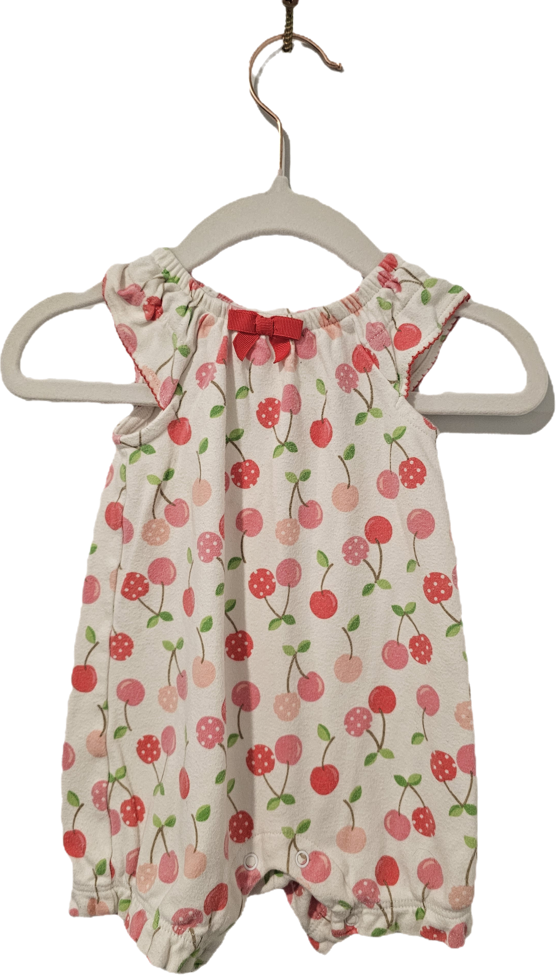 Gymboree Romper Cherries 3-6m