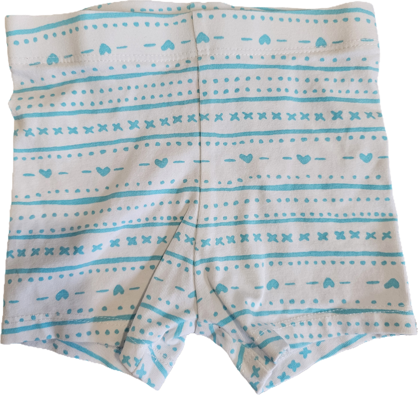 Joe Fresh Baby Shorts Blue and White 6-12m