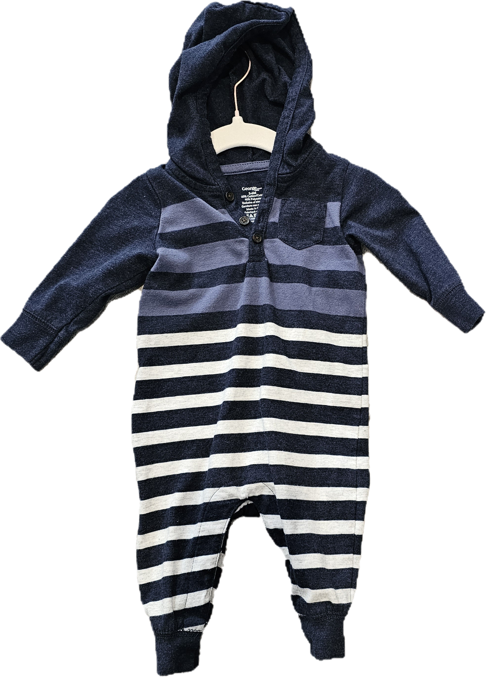 George Full Piece with Hood 3-6m