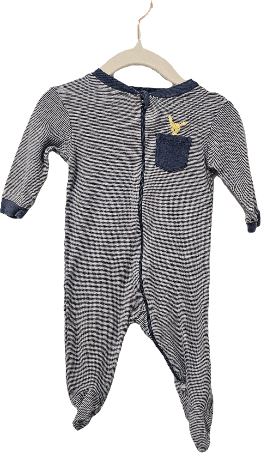 George Sleeper Striped Bunny NB