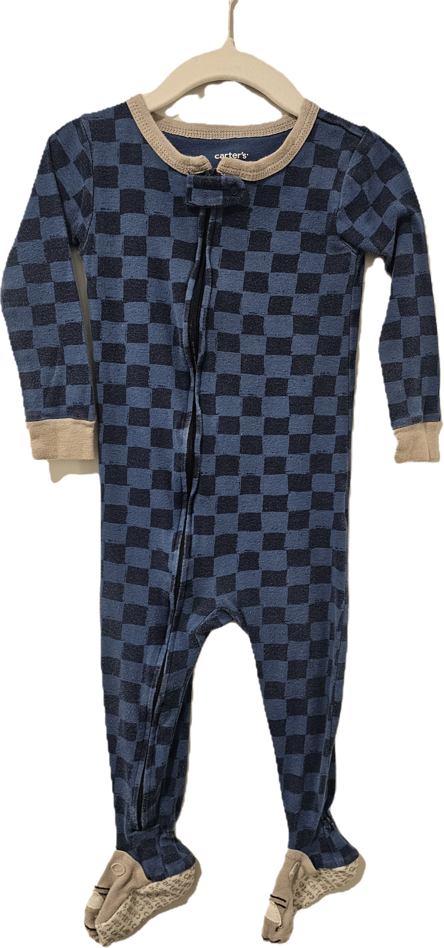 Carter's Checkered Sleeper 24m