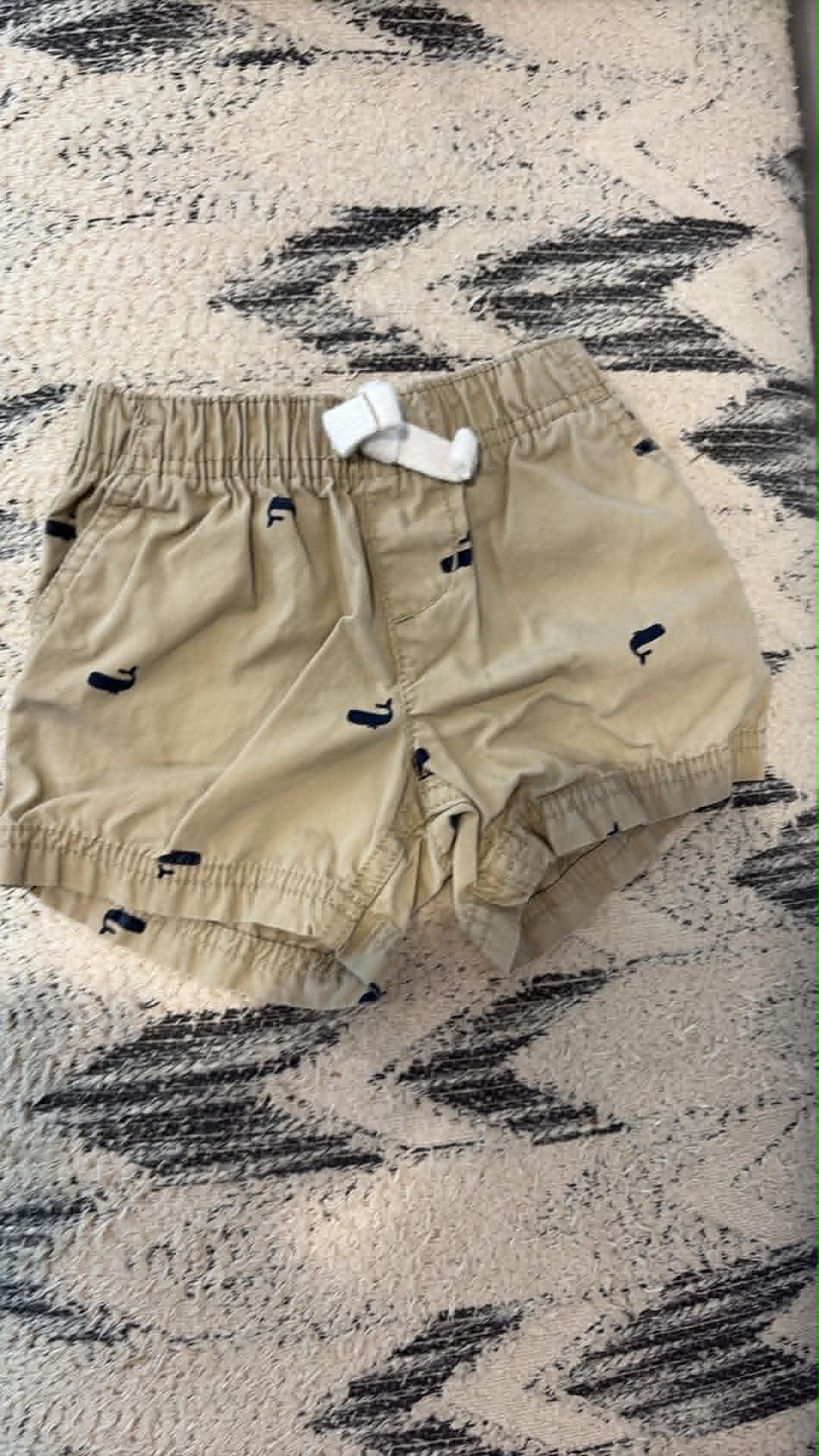 Carter's Brown Whale Shorts