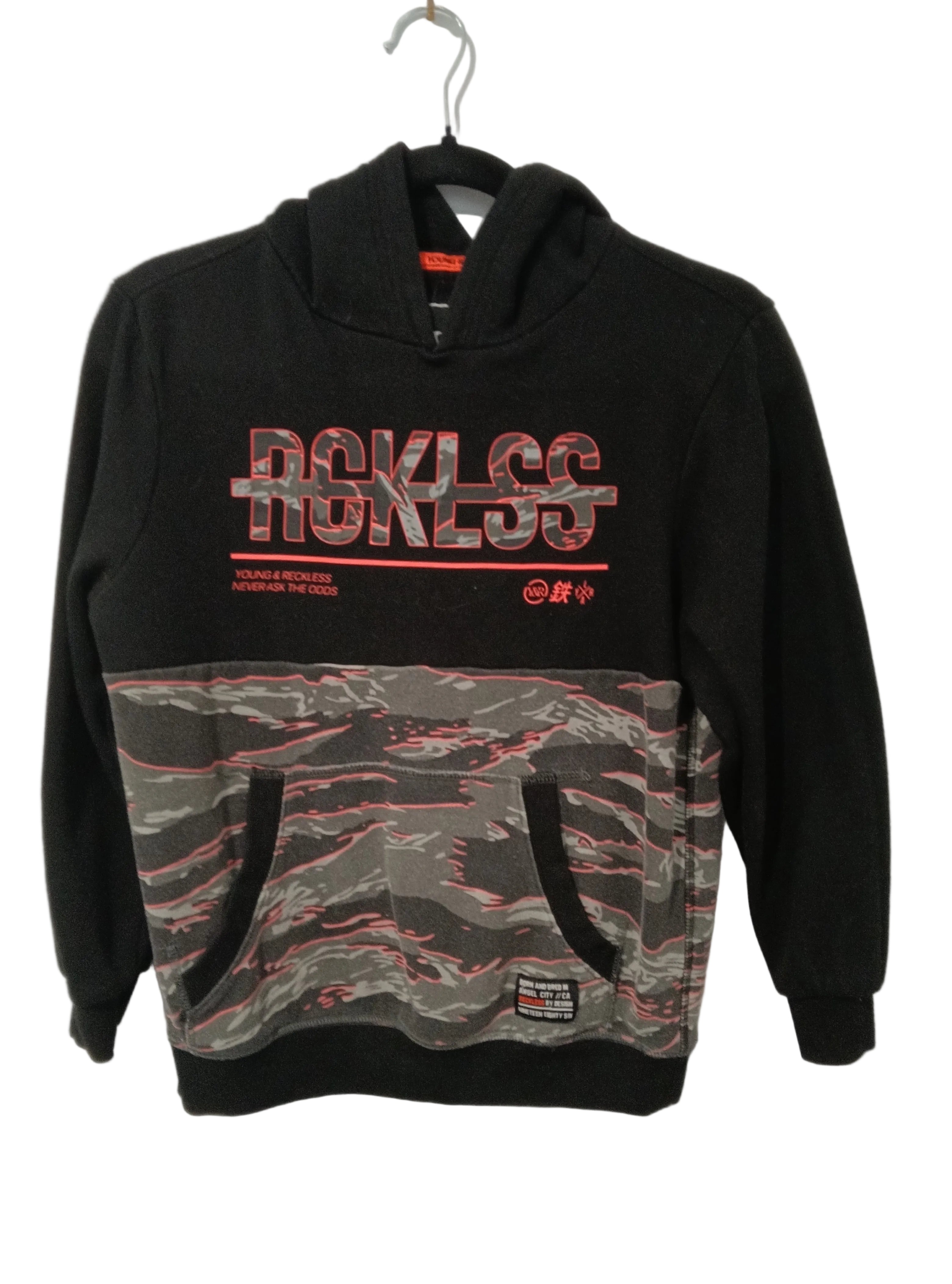 Young and Reckless Hoodie 10-12