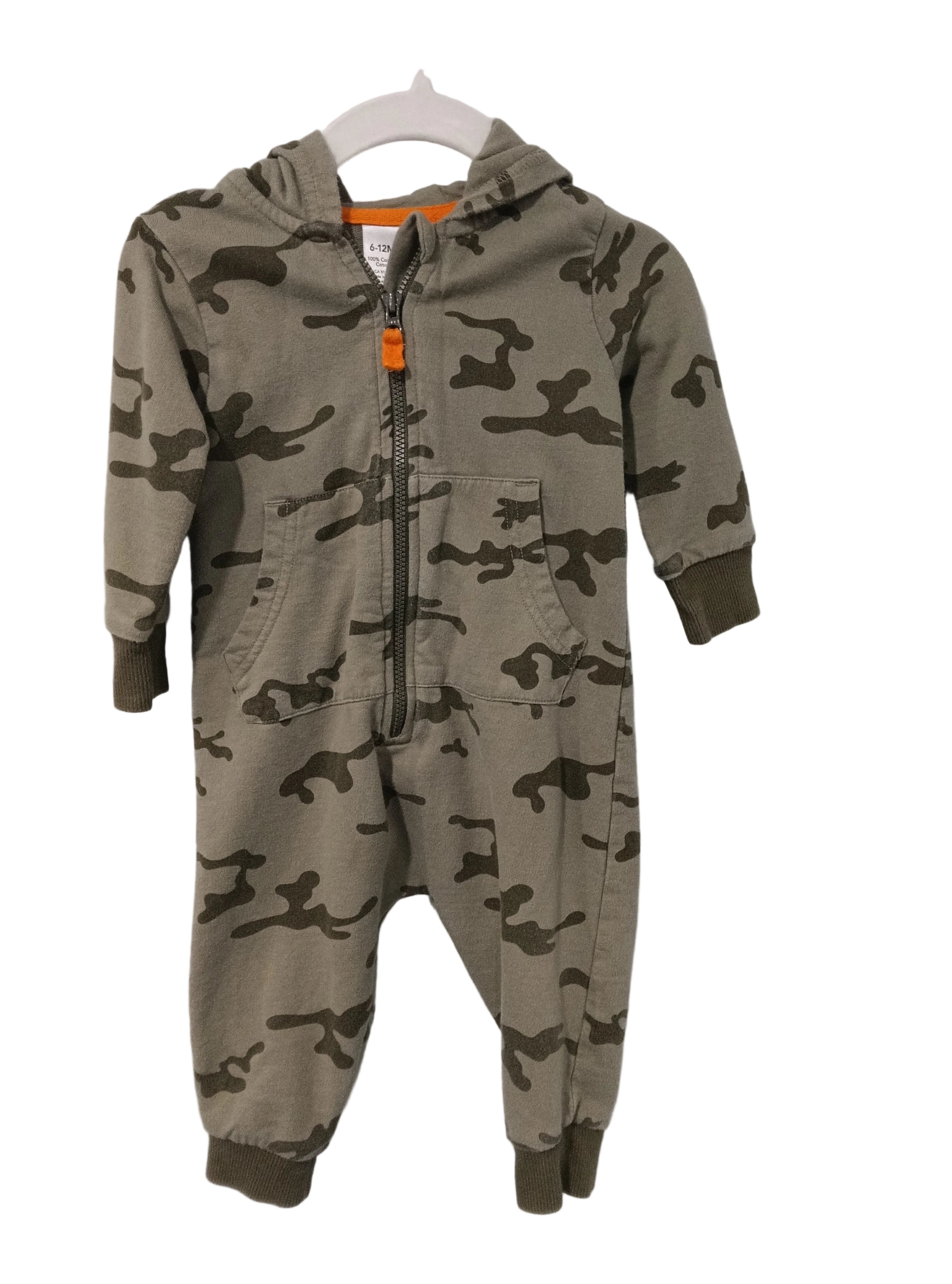 George Full Romper Camo 6-12m